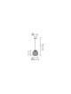 COLGANTE MD2512-NAT