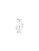 COLGANTE MD4622-WH