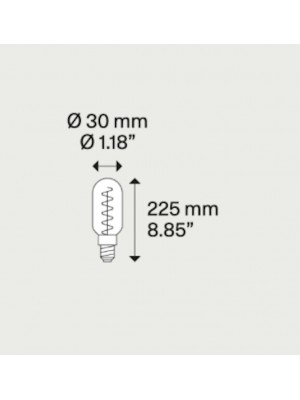 BOMBILLA TUBULAR FILAMENTO DE LODES