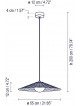 COLGANTE NANS S/55 OUTDOOR DE BOVER